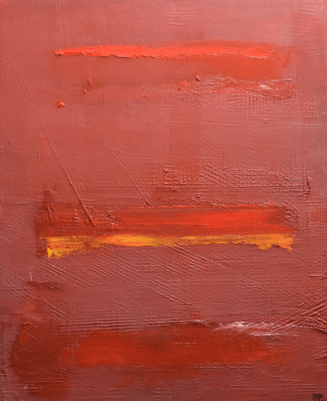 Tensions, Huile sur toile, 50 cm * 61 cm