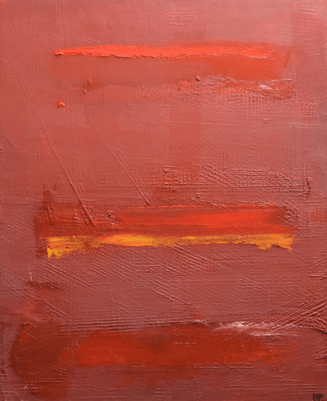 Tensions, Huile sur toile, 50 cm * 61 cm